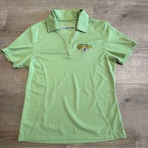 Cutter & Buck Green DryTec Polo Green Bay Packers Super Bowl XLV Women’s Medium